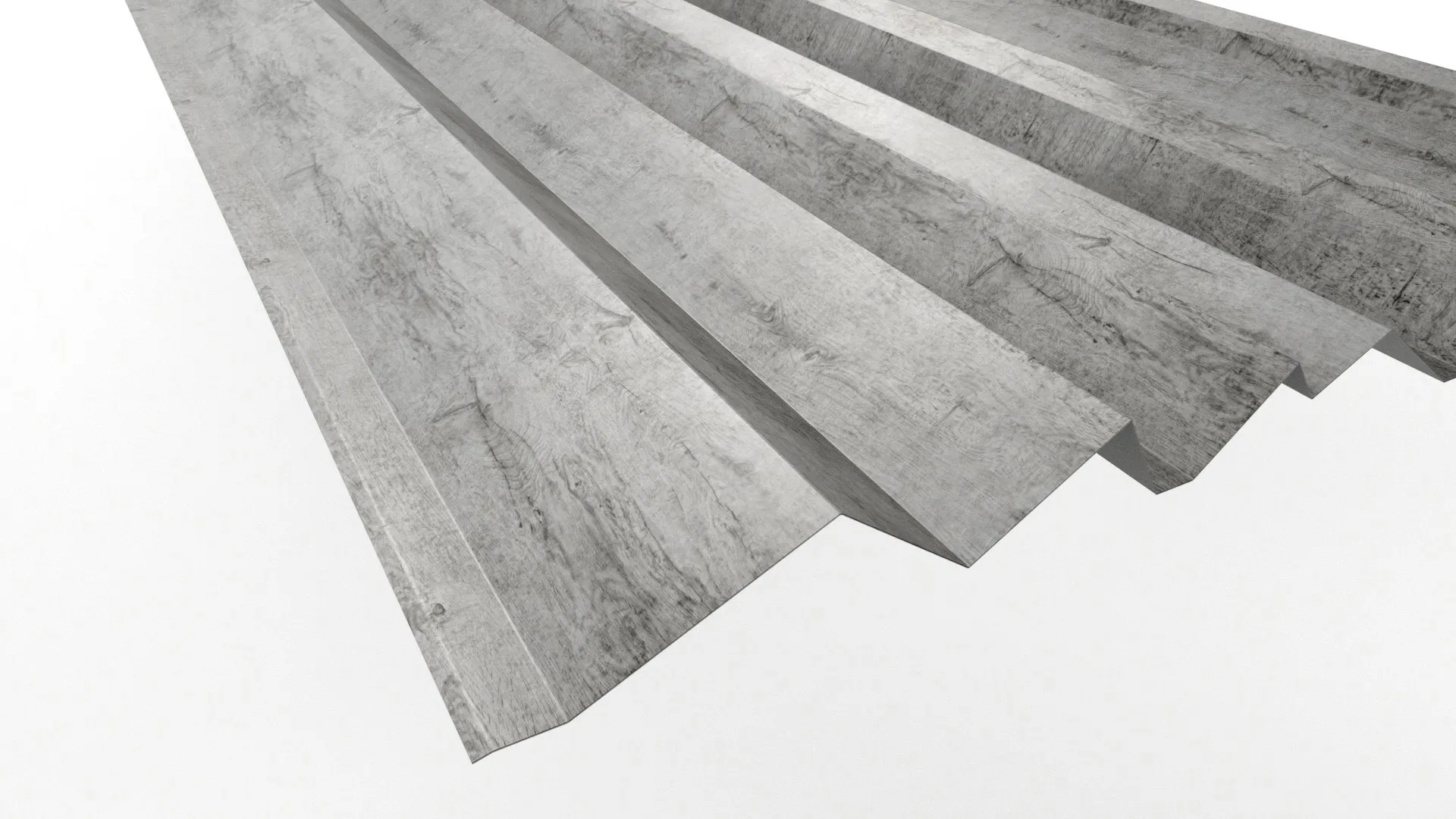 Фасадная дизайнерская панель ALMATAU APROFIL, Имитация дерева, камня: Gray Wood (ALM1-ПАТТЕРН-Gray-Wood-0.45-1)