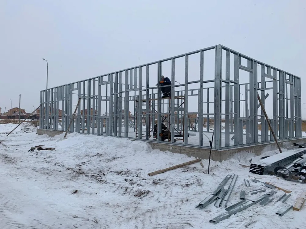Каркас жилого дома из ЛСТК APROFIL в Астане
