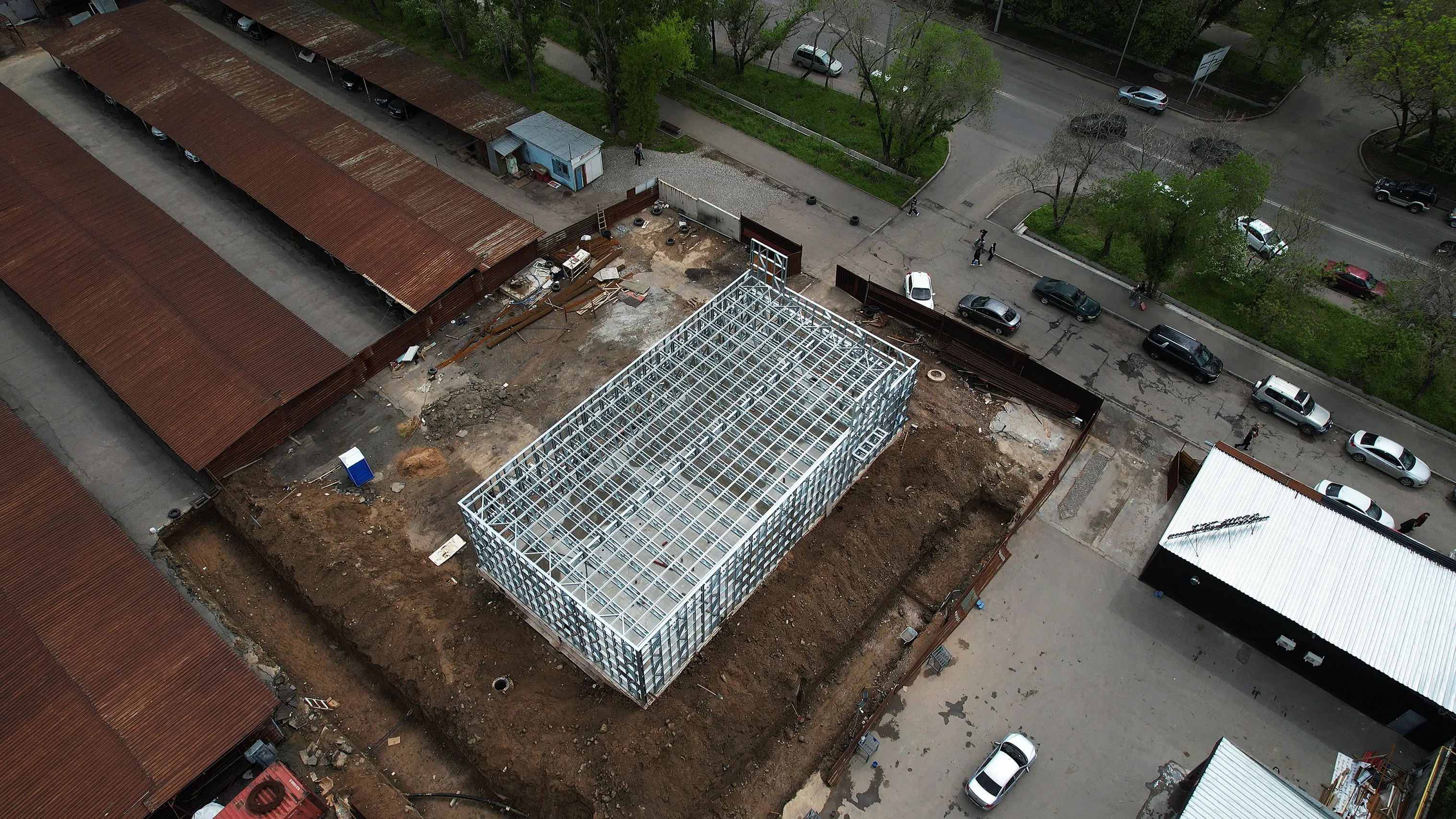 Каркас ресторана быстрого питания из ЛСТК APROFIL в Алматы
