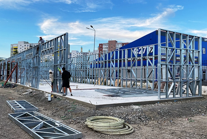 Каркас здания автомойки из ЛСТК APROFIL в Восточно-Казахстанской области
